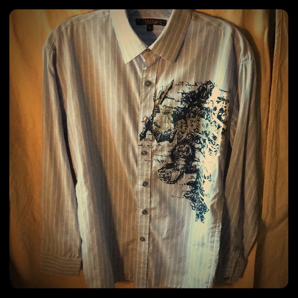 Obey Like Button Up Shirt